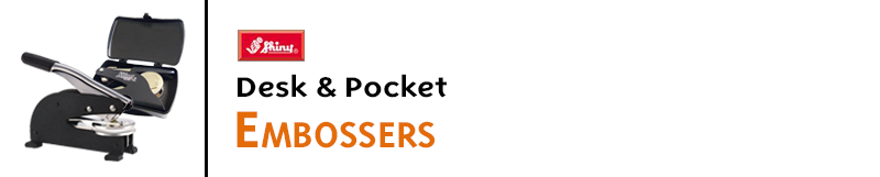 Professional Embossers add an official and elegant look to contracts, documents, stationary and wedding invitations. Perfect for notaries, engineers, architects, etc.